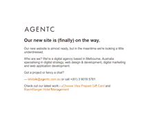 Tablet Screenshot of agentc.com.au